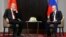 Ռուսաստանի և Թուրքիայի նախագահներ Վլադիմիր Պուտինի և Ռեջեփ Էրդողանի հանդիպումը Սամարղանդում, 16-ը սեպտեմբերի, 2022թ. 