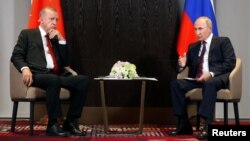 Президент Росії Володимир Путін і президент Туреччини Реджеп Таїп Ердоган, вересень 2022 року 