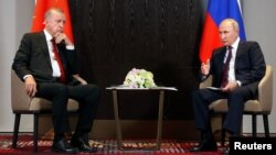 Владимир Путин ва Раҷаб Таййиб Эрдуғон