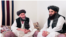 حاجي بشر نورزی (کیڼ لوري ته) په کابل کې د طالبانو د بهرنیو چارو له سرپرست وزیر امیر خان متقي سره - د سېپټېمبر ۱۹مې انځور.