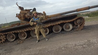 Той е участник в контраофанзивата на Украйна който освобождава десетки