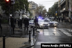 Forca të shtuara të Policisë në Beograd.