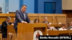 Milorad Dodik tokom sjednice NSRS-a, 14. septembar 2022. 