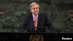 Sekretari i përgjithshëm i Kombeve të Bashkuara, Antonio Guterres.