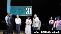 თბილისი. 22 სექტემბერი. ლიტერატურული პრემია „საბას" დაჯილდოების ცერემონიალი