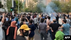 صحنه‌ای از اعتراضات در ایران