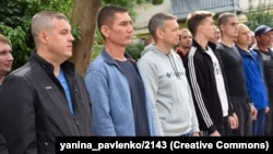 Мобілізовані до російської армії на війну в Україні жителі окупованої Ялти, 23 вересня 2022 року