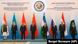 رهبران کشور های عضو سازمان همکاری شانگهای