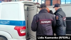 задержание на митинге против мобилизации в Томске