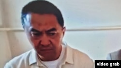 Кайрат Сатыбалдыулы (Сатыбалды), племянник бывшего президента Казахстана Нурсултана Назарбаева, на суде по делу о хищениях. 2022 год