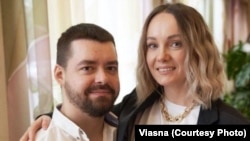 Belarusian journalist Dzmitry Luksha and his wife, Palina Palavinka were sentenced to four and 2 1/2 years, respectively.