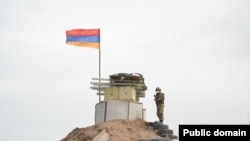 Militar armean, la postul de luptă