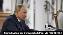 Владимир Путин на саммите ШОС в Самарканде