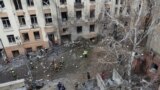 Ракетный удар по Харькову. Попадание в корпус Национального университета имени Бекетова и жилой дом