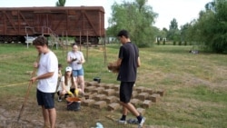 Moldova, Summer camp held at the Open-Air Museum in memory of the victims of political repression in the village of Mereni, Anenii Noi