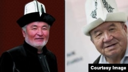 Таабалды Эгембердиев менен Шайлообек Дүйшеев. 