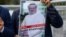 A demonstrator holds a picture of Saudi journalist Jamal Khashoggi during a protest in front of Saudi Arabia's consulate in Istanbul earlier this month.