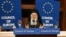 Вселенський патріарх Варфоломій I під час виступу на засідання Парламентської асамблеї Ради Європи у Страсбурзі (архівне фото)