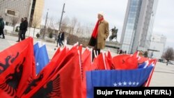 Dan albanska zastave u Prištini, 28. novembar 2016.
