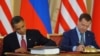 U.S. President Barack Obama (left) and his Russian counterpart Dmitry Medvedev signed the new START treaty in Prague on April 8. But will it be ratified?