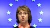 Բելգիա -- ԵՄ արտաքին քաղաքական հարցերի պատասխանատու Քեթրին Էշթոնը մամուլի ասուլիս է տալիս Ուկրաինայի վերաբերյալ անդամ երկրների արտգործնախարարների արտակարգ նիստից, հետո, Բրյուսել 3-ը մարտի, 2014թ. 