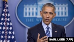 Президент США Барак Обама. Вашингтон, 16 декабря 2016 года.