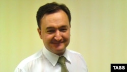 Whistle-blowing Russian lawyer Sergei Magnitsky died in a Moscow prison in 2009. (file photo)