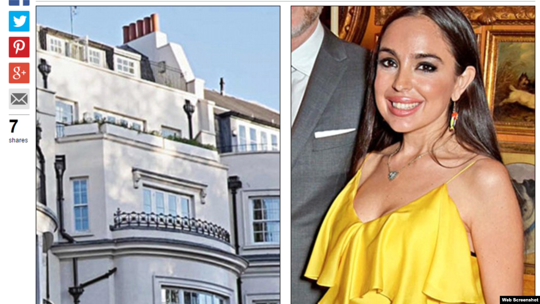 Leyla Əliyevanın London malikanəsi