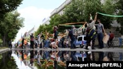 "Živi lanac" kao znak borbe protiv rasizma u Berlinu