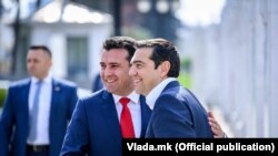 Зоран Заев и Алексис Ципрас во Скопје