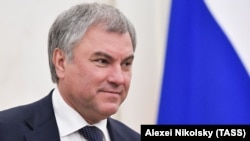 RUSSIA --MOSCOW/ Russian State Duma Chairman Vyacheslav Volodin ahead of a meeting of the Russian Security Council at the Moscow Kremlin. Alexei Nikolsky/Russian Presidential Press and Information Office/TASS , DECEMBER 27, 2019