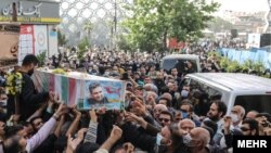 تشییع جنازه حسن صیاد خدایی در تهران، روز سه‌شنبه