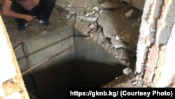 Обнаруженный тоннель, фото ГКНБ.