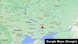  Город Запорожье Украины. Карта Украины.