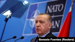 Թուրքիայի նախագահ Ռեջեփ Էրդողանը Բրյուսելում ՆԱՏՕ-ի կենտրոնակայանում, արխիվ