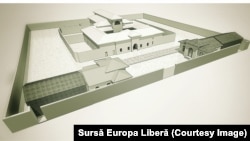 Desen al proiectul muzeului de la Râmnicu Sărat, conform viziunii firmei de arhitectură care a câștigat în 2015 licitația organizată de IICCMER