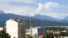 Russia -- View of Vladikavkaz, the capital of North Ossetia - Alaniya, 10Jun2010