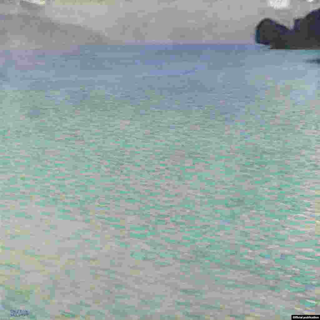 Peisage Lacul Attersee 1900.