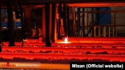 An Iranian steel factory in Isfahan (file photo)