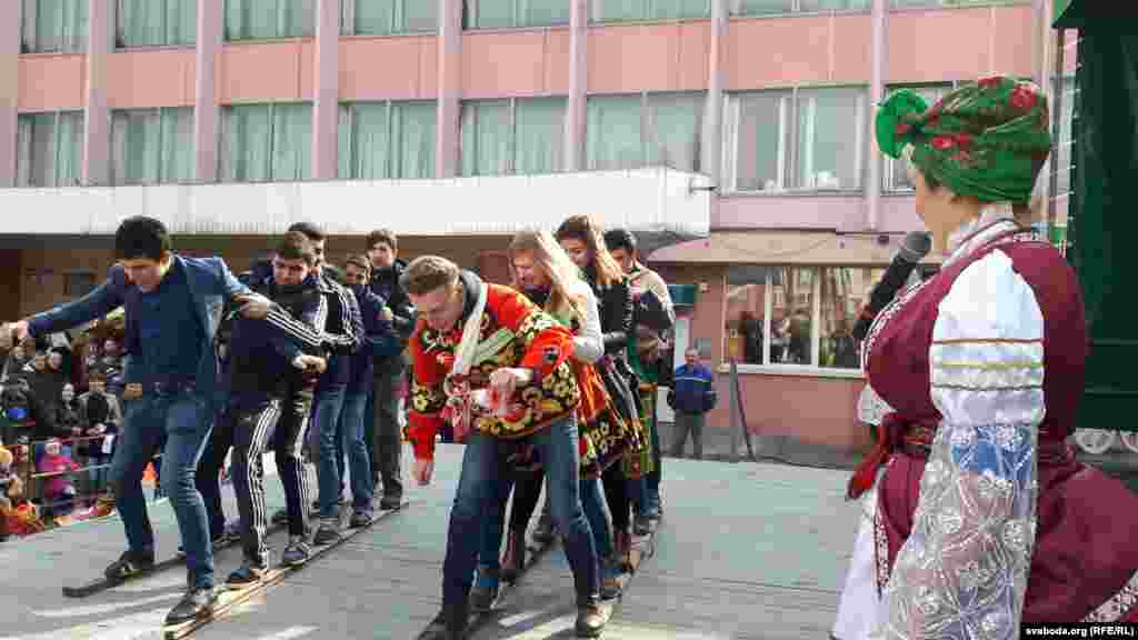 На лыжах у сваты