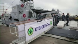 Український флот продемонстрував отримані від США патрульні кораблі – відео
