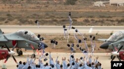 Hatzerim Israeli Air Force base in the Negev desert, near the southern Israeli city of Beer Sheva. File photo