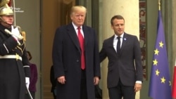 Торгівля, НАТО та дружба: зустріч Трампа і Макрона в Парижі (відео)
