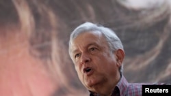 Mexican presidential front-runner Andres Manuel Lopez Obrador 