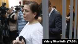 Наталія Шаріна в суді Москви після оголошення вироку, 5 червня 2017 року
