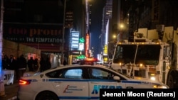 Полицейская машина в Нью-Йорке.