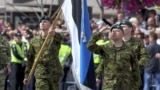 Військові Естонії на параді в Києві з нагоди Дня Незалежності України, 24 серпня 2017 року