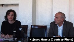 Министр культуры Эльвира Арсалия и ее заместитель Батал Кобахия рассказали о деятельности ведомства