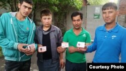 Uzbekistan/Russia - Central Asian migrants in the department of the Federal Migration Service of the North Eastern District of Moscow city