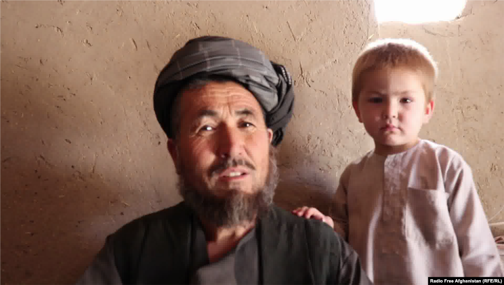 Shukrulla, a farmer displaced by drought in northern Jawzjan Province